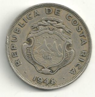 Coins & Paper Money  Coins World  North & Central America  Costa 