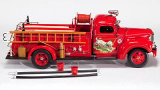 1947 International KB5 Fire Truck Texaco Dalmatian Heavy Die Cast 1/16