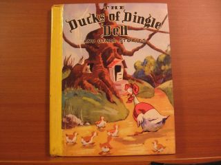 THE DUCKS OF DINGLE DELL 1941 Childrens Story Illustrations by SARI