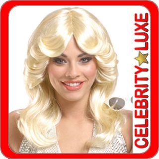 New Ladies 70s 80s Abba Disco Doll Blonde Costume Wig