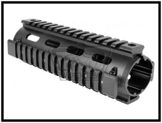 AIM Model 4 / 15 Tactical Carbine Length Quad Rail Handguard   Black 