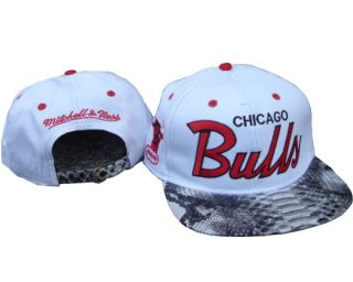  - 155102777_chicago-bulls-snakeskin-snapback-strapback-hat