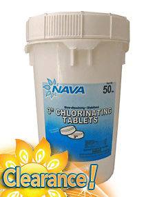 chlorine tablets 50 lbs in Pool Chemicals & Testing