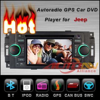   DVD Player GPS Navigation Stereo For Jeep Grand Cherokee Radio TV 6015