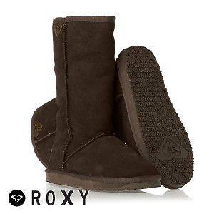 Roxy High Pam Womens Ugg Boots   Chocolate