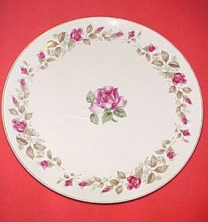 Moss Rose Diamond China Dinnerware, Dinner Plate Made in Japan 9 1/4