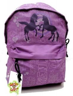 FRIENDS FOREVER Horses Sweet Backpack Rucksack Bag NEW