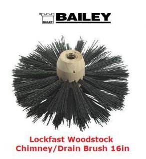 Baileys Lockfast Chimney Sweeps Brush Fits Drain Rods