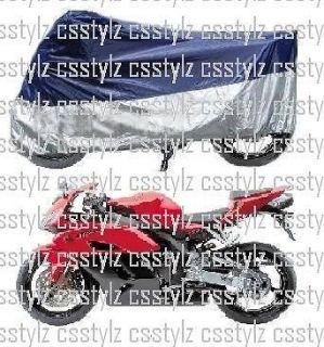 Motorcycle Cover Navy / Silver Honda CBF 250 w/Unique Feat