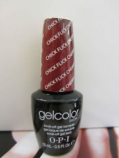 OPI Gelcolor Chick Flick Cherry   GCH02   Brand New   .5oz
