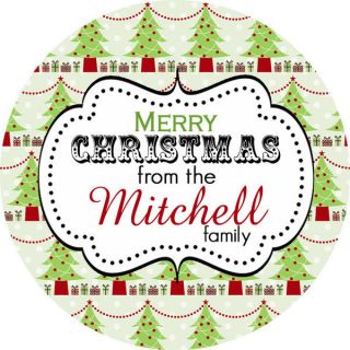 1x A4 Sheet Personalised CHRISTMAS CARD address labels, present gift 