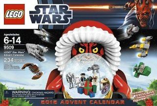 LEGO STAR WARS 9509 ADVENT CALENDAR 2012 CHRISTMAS DARTH MAUL