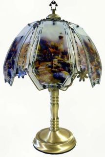 Lighthouse Touch Lamp 8 with Antique Brass Base