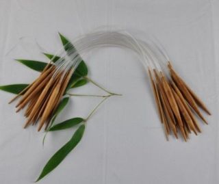 bamboo circular knitting needles set