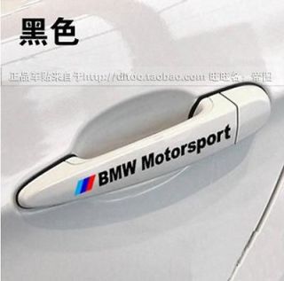 2pc BMW Motorsport E82 E87 E90 E91 E92 Handle Decal sticker emblem 