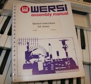   Manual General Instructions DX Series Organs # AM 300 1st Edition