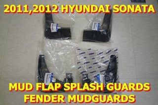 2011 2012 HYUNDAI SONATA MUD FLAP SPLASH GUARDS FENDER MUD GUARDS SET 