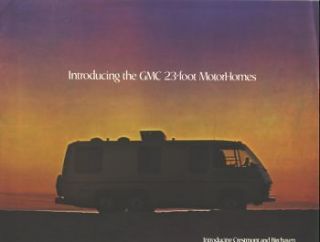 1976 GMC MotorHome Brochure with Dealer Directory /Crestmont and 