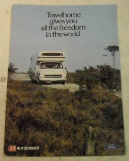 Ford ca. 1965   1969 Travel Home Sales Brochure for UK