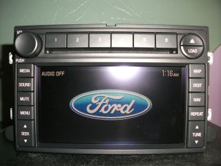 Ford Explorer factory GPS navigation 6 disc CD mp3 radio 2007 7L2T 