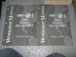2009 FORD FUSION MILAN MKZ SERVICE MANUAL SHOP REPAIR WORKSHOP