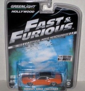 GREENLIGHT Fast & Furious Dardens Dodge Challenger 164 scale 