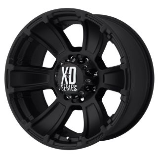   XD 796 REVOLVER BLACK Wheels Rims 8x6.5 Chevy Dodge GMC 2500  12mm