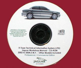 JAGUAR X TYPE WORKSHOP SERVICE REPAIR MANUAL CD XTYPE