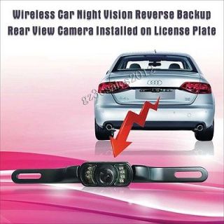 4G Wireless Car Night Vision Reverse Backup Rear View Camera on 