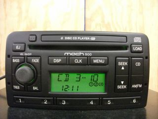 Ford Mach 500 Focus Cougar factory AM/FM 6 CD player radio 2M5V 18C815 