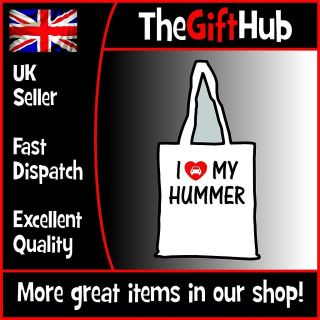 LOVE MY HUMMER BAG TOTE SHOPPING CAR H1 H2 H3 LIMO