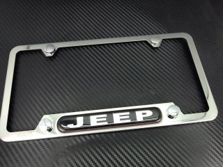   Plate Frame Holder Wrangler Grand Cherokee CJ (Fits Jeep Patriot