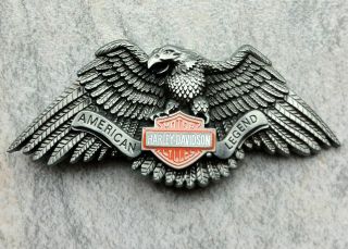   Davidson Motorcycles American legend eagle silver pewter belt buckle