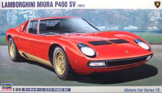   21213 HC13 1/24 Scale Model Car Kit Lamborghini Miura P400 SV 1971 NIB