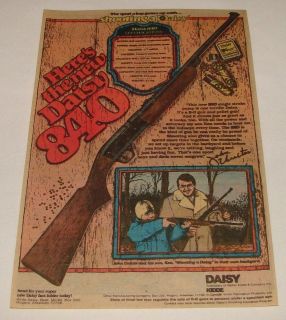 1978 DAISY BB GUN ad ~1938 RED RYDER ~ John Unitas
