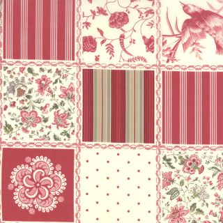 MODA Fabric ~ ROUENNERIES DEUX ~ French General (13600 11) Faded Red 