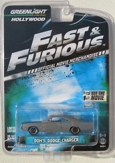 GL HOLLYWOOD SERIES 1 FAST & FURIOUS DOMS 1970 DODGE CHARGER