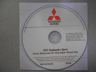 Mitsubishi Outlander repair manual