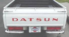 New 1965 1979 Datsun Truck OEM Rear Tailgate Letter Decals 520 521 620