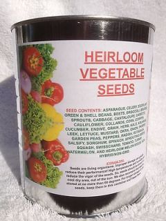   GARDEN/SURVIVA​L Seed Cache SELF RELIANT VEGETABLES ID101VC RC