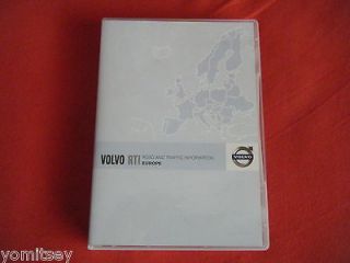 VOLVO RTI SAT NAV DISC SATELLITE NAVIGATION EUROPE SET OF 4 2008 DVD 