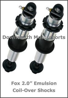Fox Shox 2.0 Pro Series 14 Emulsion coilover shocks