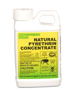 Natural Pyrethrin Concentrate, Organic Insecticide, 8oz