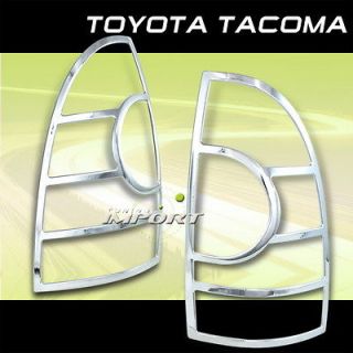 TOYOTA 05 11 TACOMA CHROME ABS REAR TAIL LIGHTS LAMPS COVER/BEZEL LH 