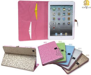   For Apple iPad Mini Stand Smart Wallet Leather Book Cover Case