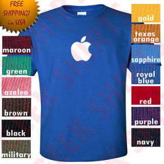 APPLE logo Geek T shirt, many sizes & colors  Tee Plaza