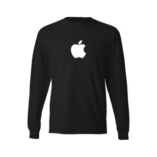 Apple Logo Long Sleeve T Shirt 16 colors sizes S 3XL Mac Brand New 
