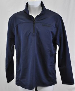 NEW Timberland Mens 1/4 Zip Long Sleeve Mesh Pullover Jacket Navy Blue