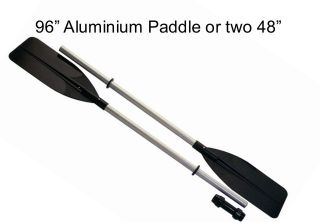 96 Tough Lightweight Aluminium Kayak Paddle or Two 48 Oar Dingy 