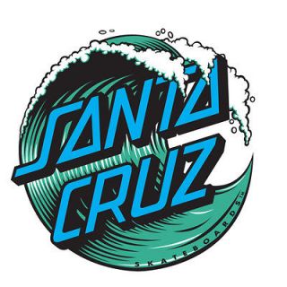 Santa Cruz Wave Dot 3 Inch Sticker Skateboard decal